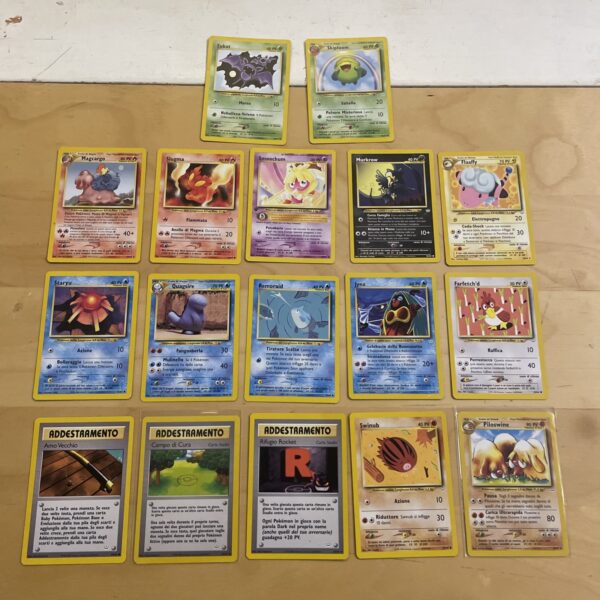 Lotto Carte Pokemon - NEO REVELATION -  Lotto 17 carte gcc ENG  Com - Unc