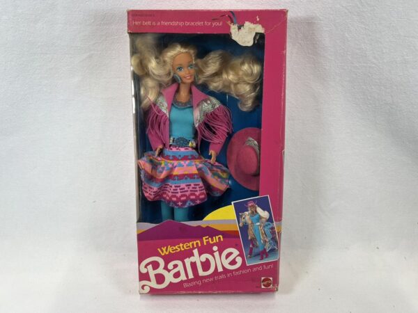 Mattel Barbie Vintage - Western Fun Barbie NRFB - immagine 3