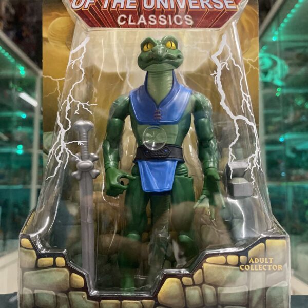 Mattel LIZZARD MAN Matticollector MOTUC Masters of the Universe Classic NUOVO - immagine 4