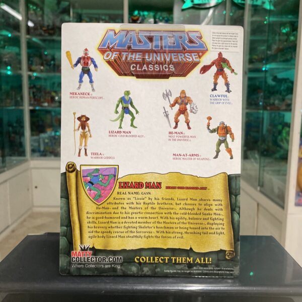 Mattel LIZZARD MAN Matticollector MOTUC Masters of the Universe Classic NUOVO - immagine 5
