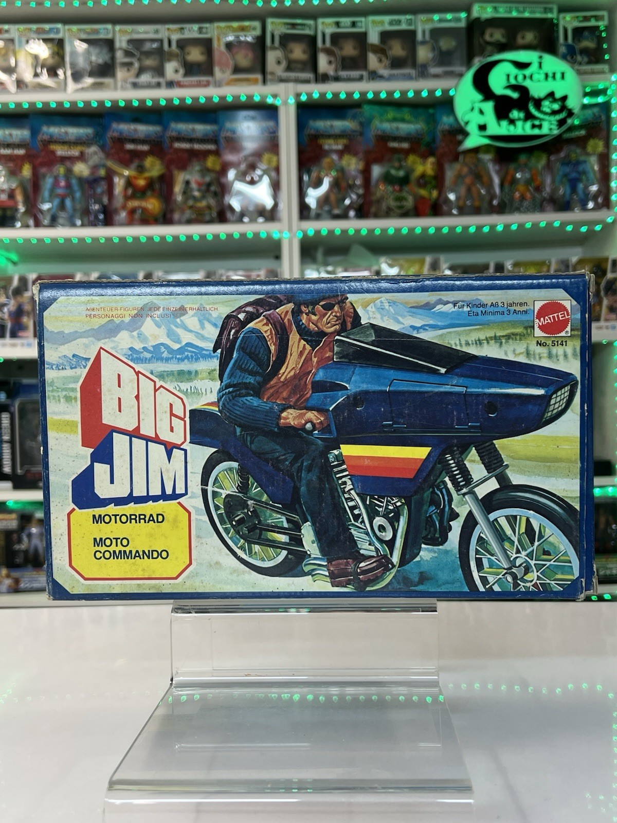 Mattel Serie Big Jim - Veicolo - Motorrad Moto Commando