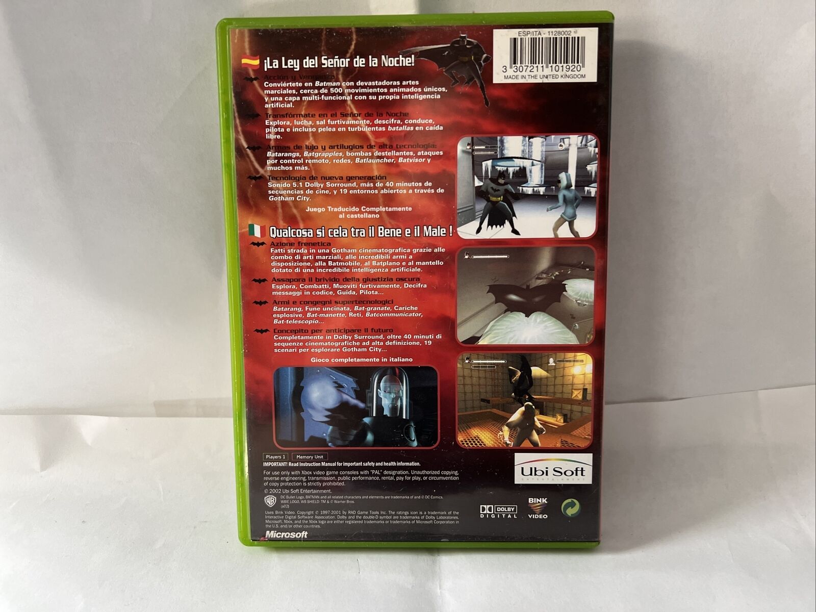 Microsoft-Xbox-Videogioco-Batman-Vengeance-Pal-Ita-133961954099-3