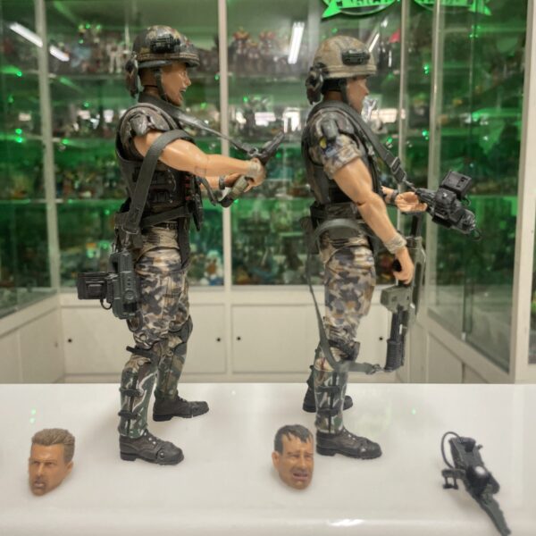 NECA Aliens Private William Hudson & Caporale Dwayne Hicks 2 Figure - immagine 5