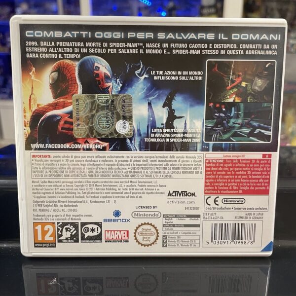 Nintendo 3DS SPIDER-MAN EDGE OF TIME Pal ita - immagine 3