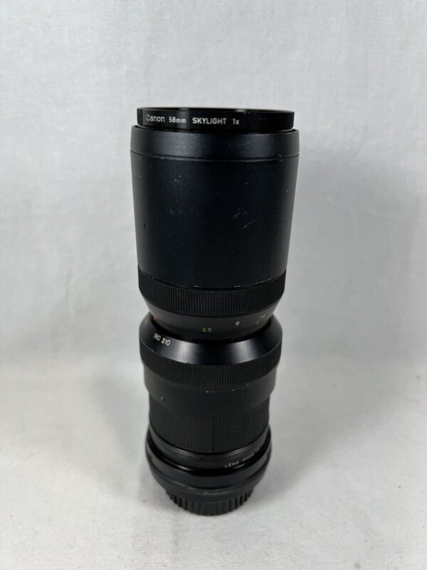 Obiettivo Zoom Sun YS-70 1:4 70-210mm + filtro canon skylight