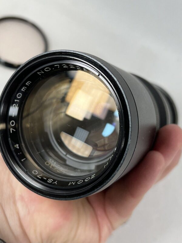 Obiettivo Zoom Sun YS-70 1:4 70-210mm + filtro canon skylight - immagine 9