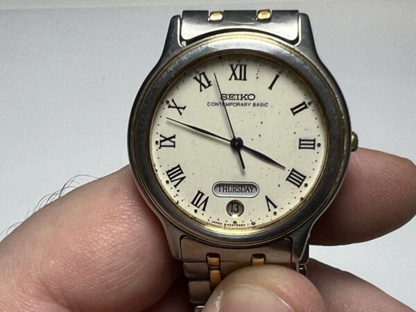 Orologio Vintage Seiko Serie Contemporary Basic  Con Bracciale Seiko 5H23-6B90 - immagine 4