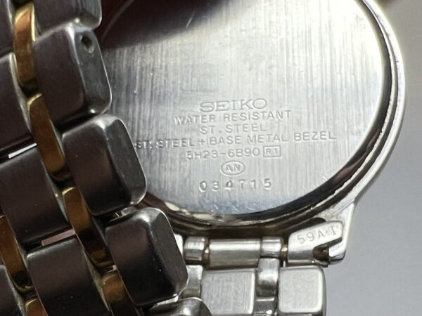 Orologio Vintage Seiko Serie Contemporary Basic  Con Bracciale Seiko 5H23-6B90 - immagine 7