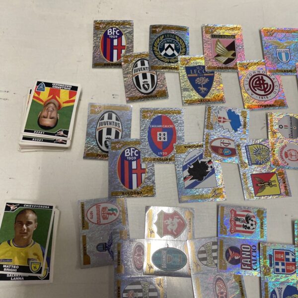 PANINI LOTTO A 400 FIGURINE STICKERS CALCIATORI 2004 2005 - immagine 3