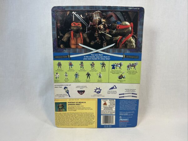 Playmates TMNT 1993 Movie III Samurai Mike new moc - immagine 6