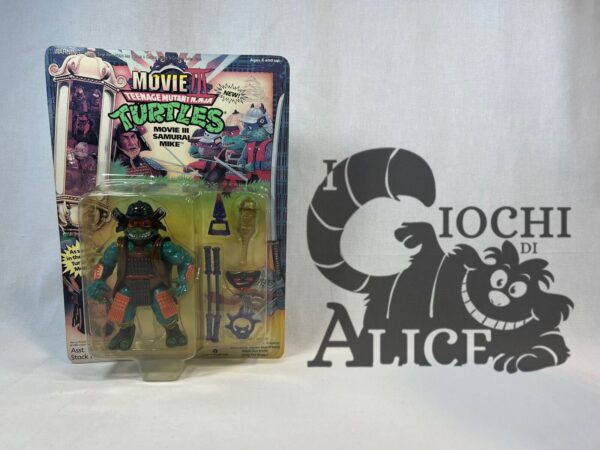 Playmates TMNT 1993 Movie III Samurai Mike new moc