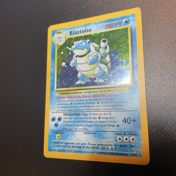 Pokemon Nintendo  Blastoise 2/102 Set Base Rara Holo ITA - VG - tcg - immagine 5