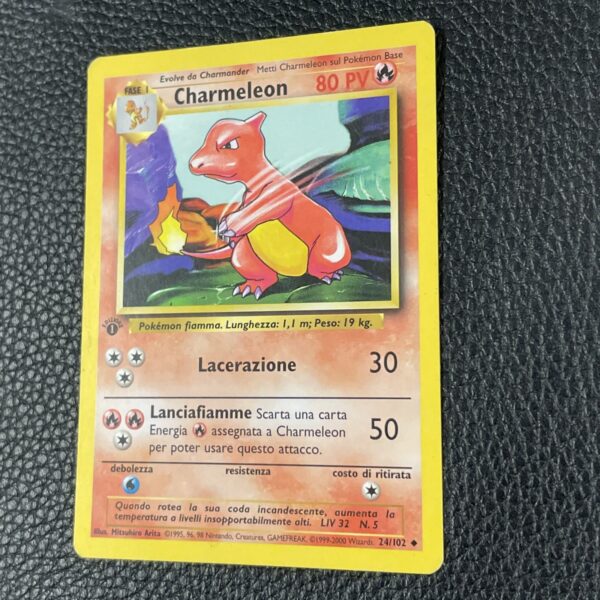 Pokemon Nintendo - Charmeleon - Set Base Prima Ed. EX - tcg - immagine 4
