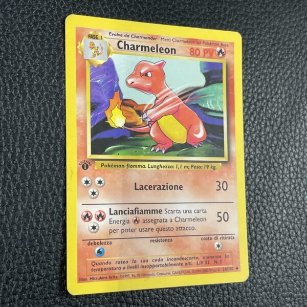 Pokemon Nintendo - Charmeleon - Set Base Prima Ed. EX - tcg - immagine 5