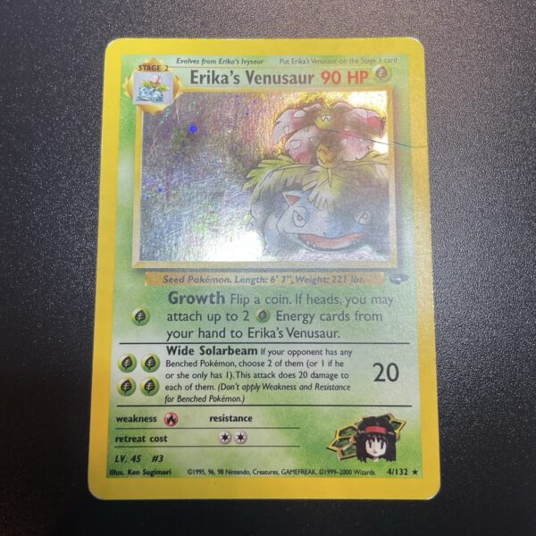 Pokemon Nintendo Erika’s Venusaur 4/132 Gym Challange Rara Holo ENG - GD - tcg - immagine 3
