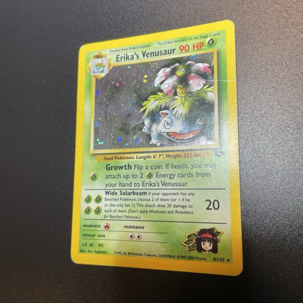 Pokemon Nintendo Erika’s Venusaur 4/132 Gym Challange Rara Holo ENG - GD - tcg - immagine 5