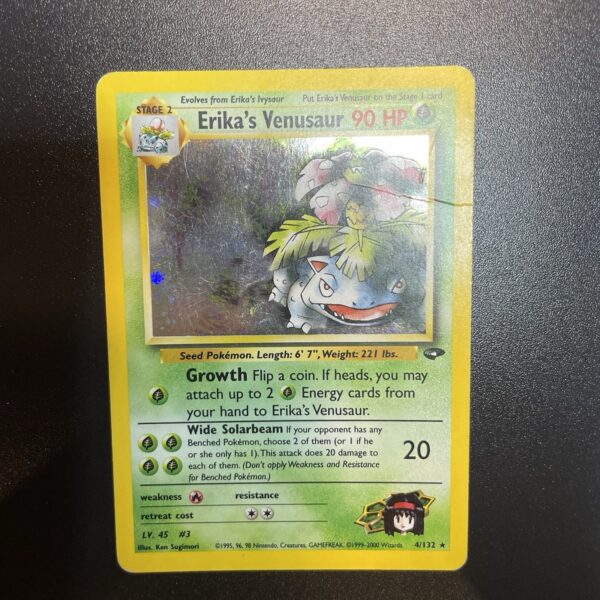 Pokemon Nintendo Erika’s Venusaur 4/132 Gym Challange Rara Holo ENG - GD - tcg - immagine 7