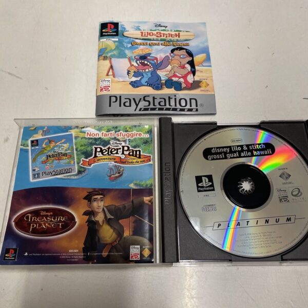 SONY Ps1 Disney Lilo & Stitch grosso guaio alle Hawaii Platinum Sony Pal - immagine 6