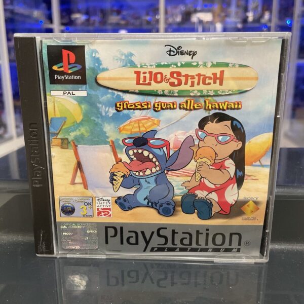 SONY Ps1 Disney Lilo & Stitch grosso guaio alle Hawaii Platinum Sony Pal