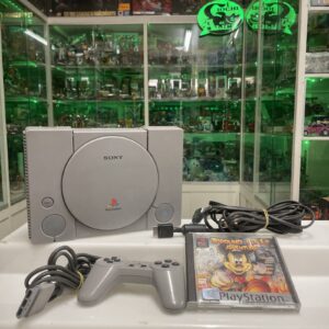 Sony Ps1 SCPH-5502 +Controller Originale + Cavi + Gioco- Testata Funzionante