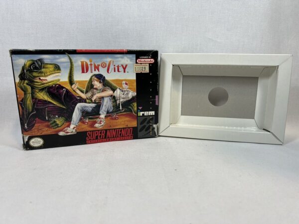 Super nintendo SNES Scatola per gioco Dino City SOLO SCATOLA - immagine 6