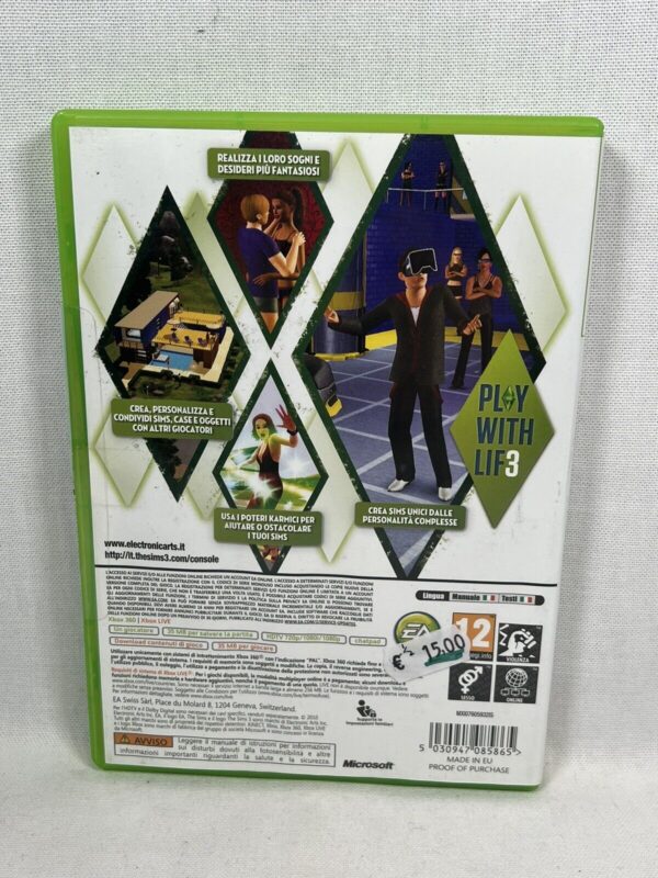 XBOX 360  Videogioco - The Sims 3 -  Pal Multi - immagine 5