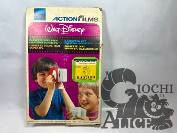 walt disney cassette color film super 8 Biancaneve